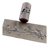 Textured Rollers for Wheel Thrown Pottery Clay Texture Column Roller Embossing Pottery Textures Roller Beautifully Handmade Pattern Stamp Polymer Clay Floral Textures Rollers for Earrings Jewelry