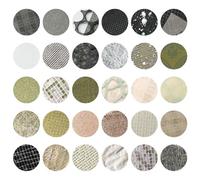 Textured Scrapbook Paper Set, 30 Sheets Mesh Fabric Craft Paper Journaling Decorative Papers for Scrapbooking Card Making DIY Junk Supplies