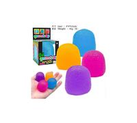Textured sensory toy with super fast SquishDecompression toy, maltose pinchNeeDoh Gumdrop red red s