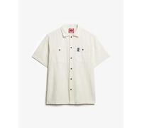 Superdry Mens The Merchant Store - Short Sleeve Textured Shirt