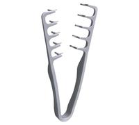 Textured styling comb with large teeth creates volume and protects the roots; suitable for bangs(A)