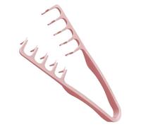 Textured styling comb with large teeth creates volume and protects the roots; suitable for bangs(B)