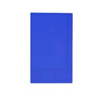 Textured Surfaces Silicone Soldering Mat with Protective Heat Resistance Storage Slots for Electronics Projects Antislip Soldering Workbenches Mat