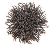 Textured Synthetic Braiding Hair With Stretchy Hairpiece For Natural Looking Dreadlocks And Scalp Comfort Synthetic Dreadlock Bundles With Ventilation Holes