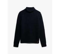 Textured turtleneck jumper Superdry Merchant Store Bleu M