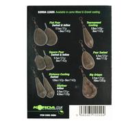 Textured weights Korda Distance Casting Swivel 5oz Brown One size