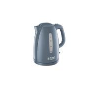 Textures Electric 1.7L Cordless Kettle (Fast Boil 3KW, Grey premium plastic, matt & high gloss finish, Removable washable anti-scale filter, Push to