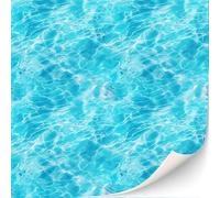 TexturKontor 3 Sheets Self-Adhesive Decorative Film for Dollhouses and Model Making Scale 1:12 to 1:18 (Water Surface)