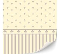TexturKontor 3 Sheets Self-Adhesive Wallpaper for Dollhouses - 1:12 Scale Antique Classic Victorian Wallpaper (Charlotte)