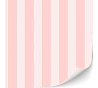 TexturKontor 3 Sheets Self-Adhesive Wallpaper for Dollhouses 1:12 Scale Antique Wallpaper Classic Wallpaper Victorian Wallpaper (Pink Stripes)
