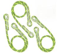 Texvora 3 Pack Prusik Cord, 10Mm Pre-Sewn Nylon Heat Resistant Rope, Eye-To-Eye Loop, Kevlar & Polyester