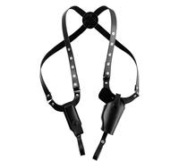 Texvora Adjustable 1911 Shoulder Holster For Men, Concealed Carry Leather Holster For 19, Double Design With Secure Buckles