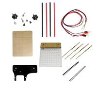 Texvora Bdm Frame With Probe Pins For Bdm100 Ktag, Acrylic Panel Test Bench With Power Supply, 12.2 X 7.9 X 2 In
