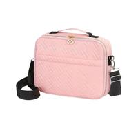 Texvora Bible Cover Case for Adults, Pink Extra Large Zippered Book Storage Bag with Adjustable Shoulder Strap, Multi Functional Organizer for Books, Magazines, and Stationery, for Daily Carrying