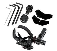 Texvora Compound Bow Projectile Rest, Drop Away Design, 4-Way Adjustable for Precision, Fleece-Wrapped, Size 3.7 x 2.8 x 2.2 in