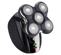 Texvora Ergonomic Design 5-in-1 Electric Shaver Rechargeable, Washable, Includes Nose Trimmer, Clipper Hair, Facial Brush, USB Rechargeable