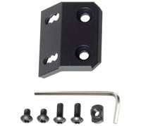 Texvora Flashlight Base for M300/M600, Metal M Lok and Keymod Mount, Dual System Offset Scout Mount, 2.0 x 1.6 x 0.2 in / 5.0 x 4.1 x 0.5 cm, Includes Wrench and 6 Accessories
