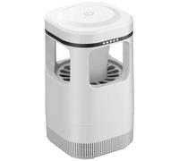 Texvora Mosquito Killer Lamp, Portable Led Flier Trap, 7.1 X 3.9 In, One-Button Control, Rechargeable, Open Design, Ideal For Home, Camping, White