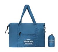 Texvora Multipurpose Bag, M Size 30L Foldable Travel Handbag, Lightweight Oxford Cloth Shoulder Bag, Stylish Blue Carry On For Luggage, 18.9 X 14.6 X 6.7 In