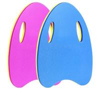 Texvora Pool Kickboard, 2 Pack, Blue & Pink, EVA, for Adults & Youngsters, Lightweight Swim Training Aid, with Grip Holes