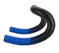 Texvora Pu Carbon Fiber Pattern Bar Wrap Handlebar Tape, Anti-Slip 84.6-Inch Road Tape With Shock Absorption - Chic Black & Blue Style For Road, Gravel, And Fixed Gear S