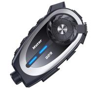 Texvora Q29 Motorcycle Helmet Intercom, 1080P Camera, 120° Wide Angle, 500M Intercom, 1500Mah Battery, Music Share, Wireless 5.4, Hands-Free, 32Gb Card