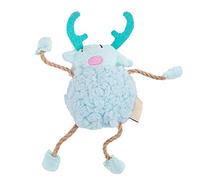 Texvora Sheep Cat Toy, Interactive Funny Catnip Toy for Pets, Creative Kitten Bite Toy with Sheep Shape, Plush Cat Chew Toy with PP Cotton, Hemp Rope and Catnip, Designed to Draw Cats Attention