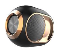 Texvora Wireless Speaker, Portable Mini Speaker with Heavy Bass, 8 Hour Playtime, Supports Offline Play via Card Insert, 4.1 x 5.8 x 3.3 in / 10.5 x 14.8 x 8.5 cm, Black