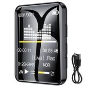 Texvora Zinc Alloy Mp3 Player, 128 Gb, Wireless 5.3 For Youngsters, Mini Music Player, Hifi Sound, Touchscreen, Earphones And Cable Included