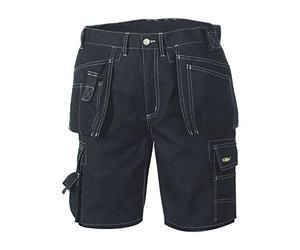 teXXor 4341-50 "Bermuda" Work Shorts, Black, Size 50
