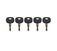 Texxparts 5Pcs Ignition Key 14707 5755124 Compatible with Deutz Tractor D07 D6007 D6207 D6507 Compatible with Bobcat Skid Steer Loader 442 445 Compatible with Caterpillar Excavator 213 214