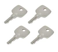 Texxparts AR51481 AT145929 4Pcs Ignition Keys Compatible with John Deere Logger Excavator 3154G 3156G 3754G 493D 690D 690DR 693D Front Mount Mower F912 F915 F932 Lawn Tractor 322 330 332