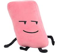 TEXXY Battle for Dream Island Plush Toy, Bfdi Stuffed Doll Leafy/Firey/Flower/Bubble/Teardrop/Pen/Evil Leaf Stuffed Toys for Fans (Rubber 18 * 11cm)