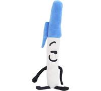 TEXXY Battle for Dream Island Plush Toy, Bfdi Stuffed Doll Leafy/Firey/Flower/Bubble/Teardrop/Pen/Evil Leaf Stuffed Toys for Fans (Pen 32cm)