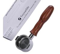 Teyearlife 51mm bottomless portafilter 2 ears for Delonghi ECP3120 3220 3420 3620 33.21 35.31 36.31/BCO420 430 432/EC152 155 156 200 221 235 260 330 702