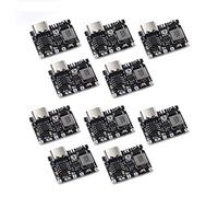 Teyleten Robot 18650 Lithium Li-ion 3.7V 4.2V Battery Charger Board DC-DC Step Up Boost Module TP4056 DIY Kit Parts Type-C 10pcs