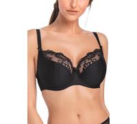 Teyli Underwired Bras - Bras for Women with Adjustable Straps - Women's Bra with Lace Detail - Soft Bra Comfortable for Everyday Use White 48C