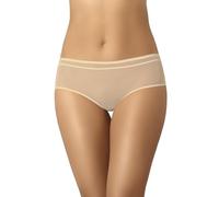 Teyli Women’s Mesh Knickers - Sheer Transparent Briefs - Soft Breathable Ladies Underwear - Comfortable Stretch Panties for Everyday Wear Beige 12