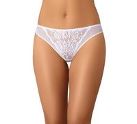 Teyli Women’s Mesh Knickers with Lace Trim - High Waisted Sheer Briefs - Soft Breathable Ladies Underwear - Comfortable Everyday Panties White 20