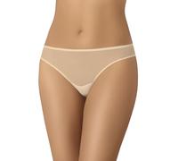 Teyli Women's Knickers Mesh Briefs Full Comfort Breathable Stretchy Panties Agil Beige