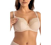 Teyli Women's Bra Nursing Maternity Padded Multiway Marte Mama Color Beige Size 40FF