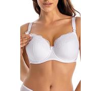 Teyli Women's Bra Nursing Maternity Padded Multiway Marte Mama Color White Size 32FF