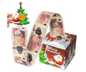 Teyomi Christmas Money Gift Boxes, Christmas Pull Surprise Gift Box with 40pcs Transparent Bags, Christmas Money Box Cash Gift Pull for Kids Girlfriend Presents (Red)