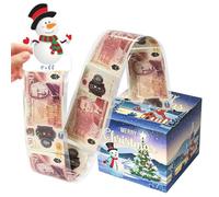Teyomi Christmas Money Gift Boxes, Pull Surprise Gift Box with 40pcs Transparent Bags, Christmas Money Box Cash Gift Pull for Kids, Girlfriend Presents (Blue)