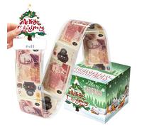 Teyomi Christmas Money Gift Boxes, Pull Surprise Gift Box with 40pcs Transparent Bags, Christmas Money Box Cash Gift Pull for Kids, Girlfriend Presents (Green)