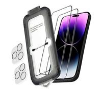 Teyomi Pack of 2 Tempered Glass for iPhone 15 Pro Max, 2 Pieces Camera Protection, Screen Protector, Scratch-Resistant, Crystal Clear, 9H