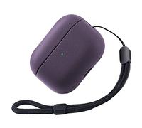 Teyomi TPU Case for AirPods Pro 2nd Generation, Protective Case for Apple Airpods Pro 2 with Hand Strap, Texture Design for Airpods Pro 2 Cover (Purple)