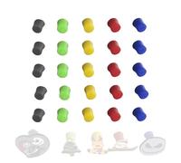 TEYOUYI 25pcs Magnetic Pin Backs for Enamel Pins Convert Enamel Pins to Refrigerator Magnets Put Your Pins on Fridge for Seasonal Decor,Pin Gifts Black,Not Included Enamel Pins