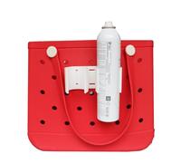 TEYOUYI Holder for Sunscreen spray Accessories for bogg bag holder sunscreen spray waterproof organizer travel beach essentials storage pouch White