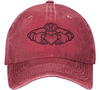 TeysHa Baseball Cap Snapback Sun Hat Men's Classic Cotton Celtic Claddagh Ring Celts Symbol Baseball Cap Women Men Breathable Dad Hat Performance Gift for Men Women